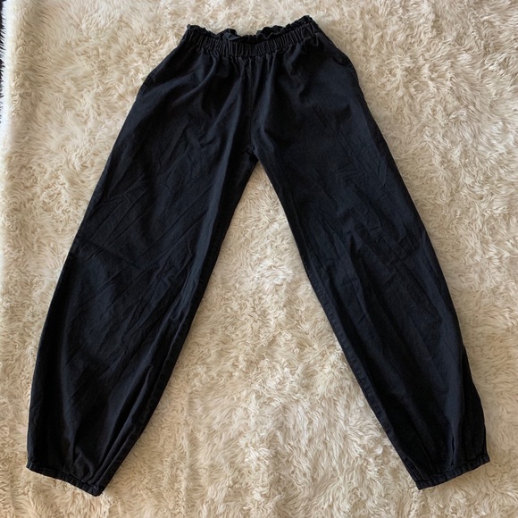 Vintage low rise paper bag harem pants 📞 - Picture 8 of 16